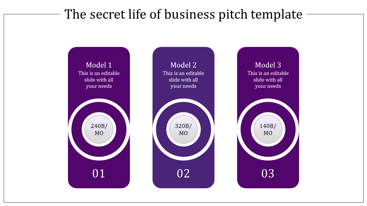 business pitch templatet-3 purple
